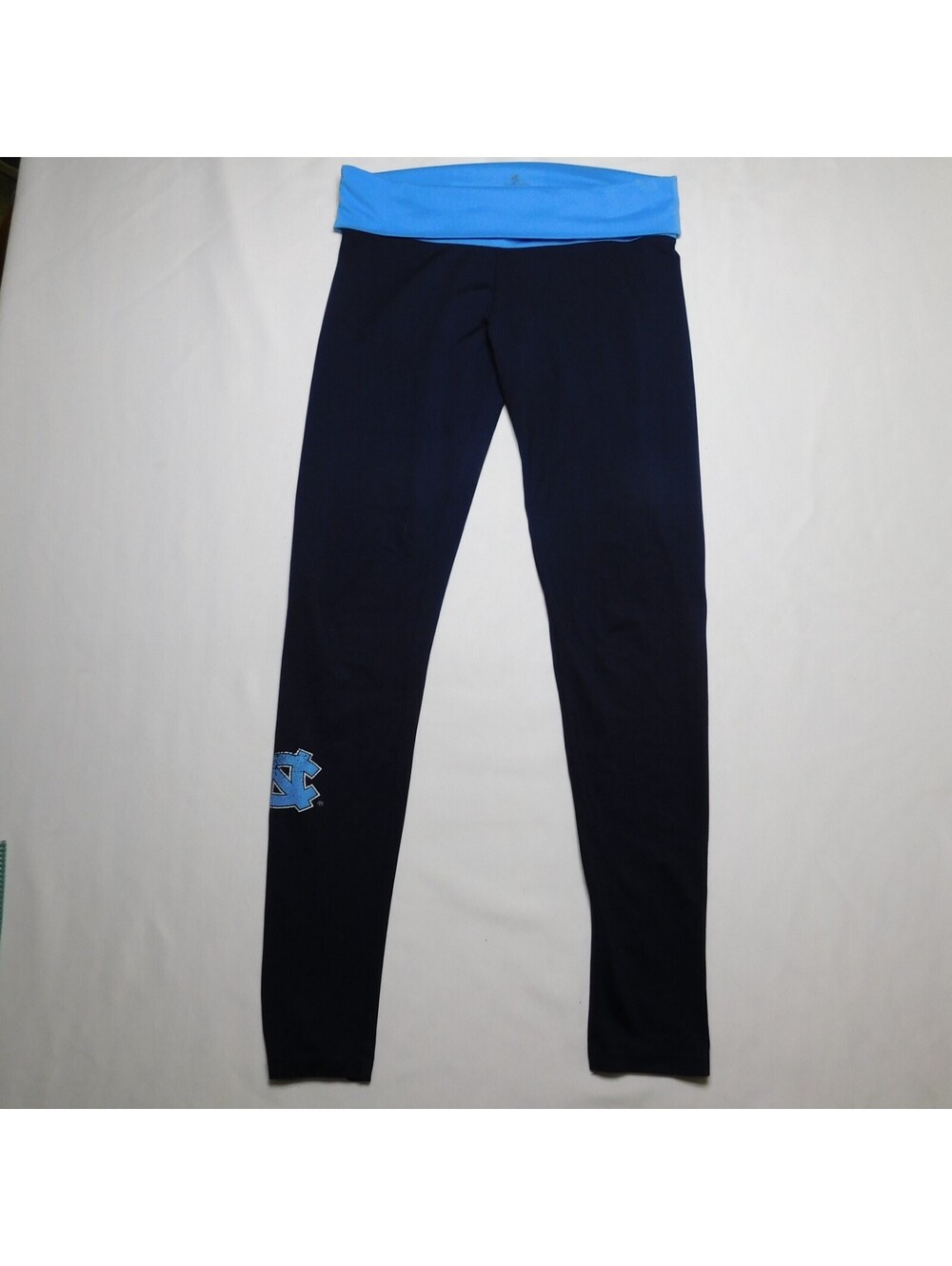 Colosseum UNC North Carolina Tar Heels Leggings Womens Small S Navy Blue Yoga Pa